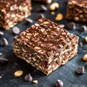 no-bake chocolate oat bars