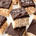 Easy chocolate covered Rice Krispie treats